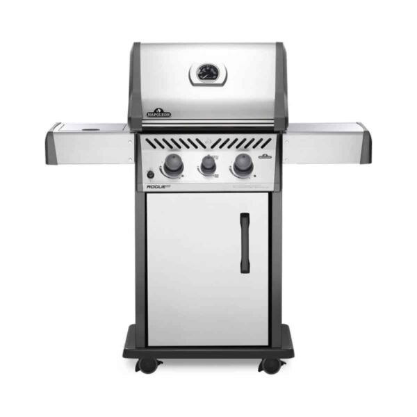 Napoleon Rogue Hybrid Gas & Charcoal Grill RXT625 - 5 burner Side Infra Burner Stainless Steel - Image 5