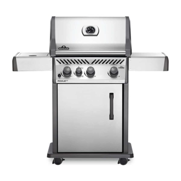 Napoleon Rogue Hybrid Gas & Charcoal Grill RXT625 - 5 burner Side Infra Burner Stainless Steel - Image 9