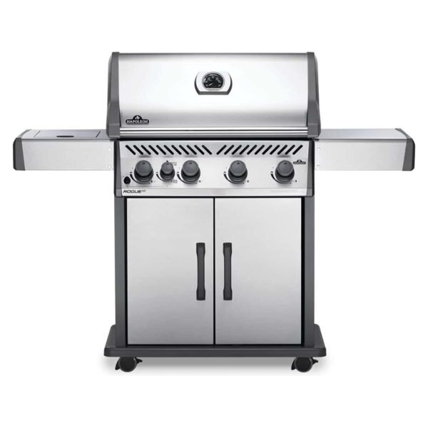 Napoleon Rogue Hybrid Gas & Charcoal Grill RXT625 - 5 burner Side Infra Burner Stainless Steel - Image 10